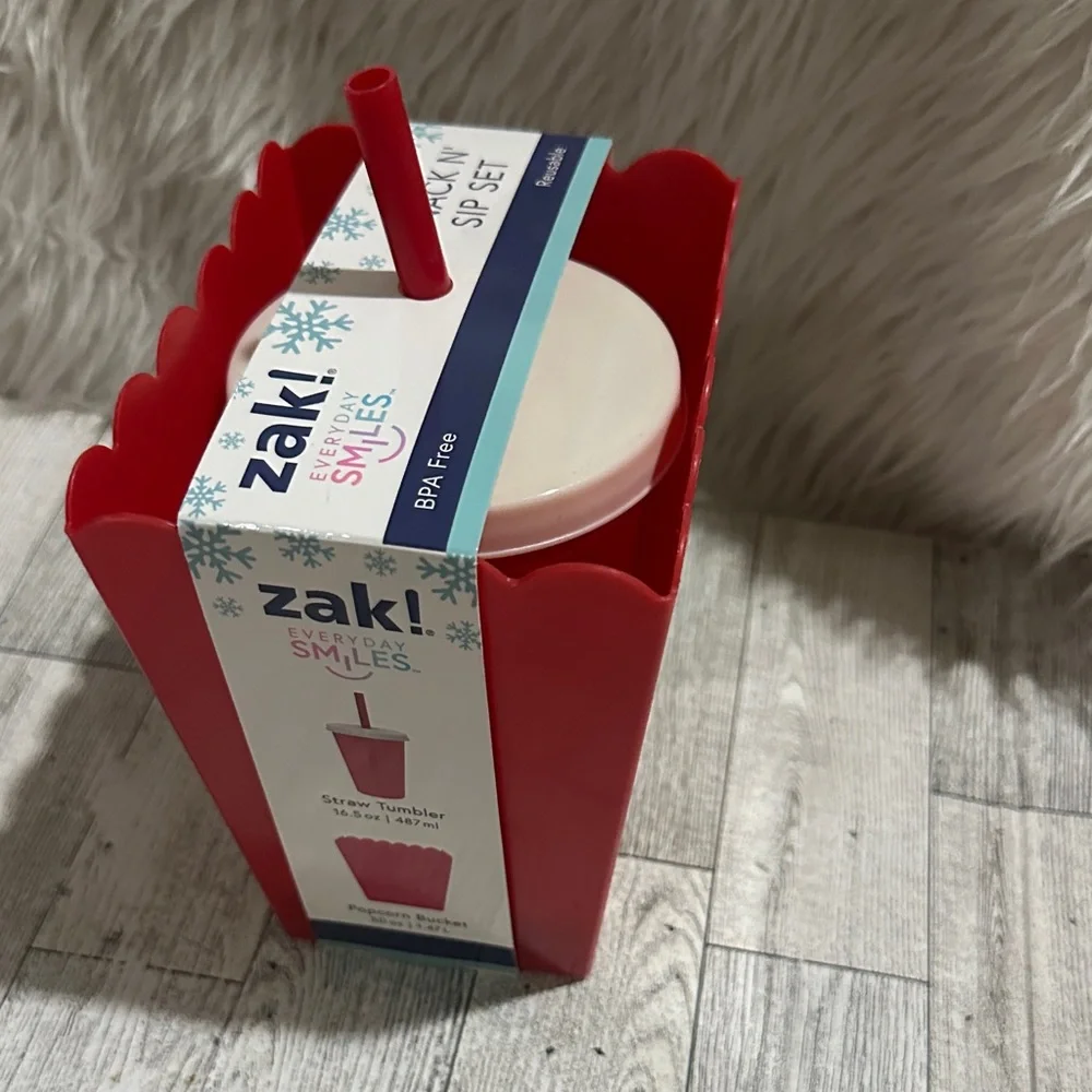 Target Red and White Holiday Container